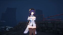 1girls 3d alternate_breast_size animated big_breasts blue_eyes blue_hair breasts busty busty_female cleavage dress dumbass_almost_dropped_her_glasses female female_only game_mod glasses has_audio hat headwear honkai:_star_rail huge_breasts long_hair mod pela_(honkai:_star_rail) shorter_than_10_seconds solo sound tagme thick_thighs thighhighs video voluptuous