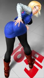 android 18 from dragon ball by shinofu