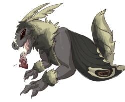 anthro anthro_moth arthropod big_moth herm insects intersex intersex/intersex intersex/male lepidopteran male moth shiftiys solo