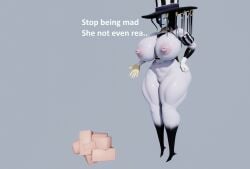 1boy 1girls 3d areolae big_breasts breasts despair eelia_(vanilla1145) english_text nipples nude roblox robloxian tagme text thick_thighs thighs vanilla1145