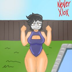 2025 2d 2d_(artwork) 2d_artwork artist_logo artist_name big_breasts black_hair jesse_(xxxloxy) muscular_female muscular_thighs original original_character tan_skin thick_thighs xxxloxy_(artist)