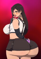 1girls ass big_ass big_breasts big_butt blush breasts clothed clothed_female contingency dat_ass dotm00n edit edited female final_fantasy final_fantasy_vii horny horny_female huge_ass huge_butt nervous pawg presenting solo solo_female square_enix sweating tagme thick_lips tifa_lockhart