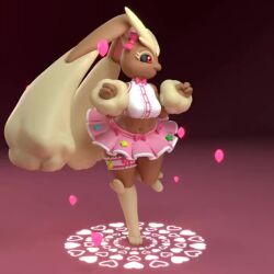 1girls 3d 3d_model animated anthro anthro_only anthrofied busty female female_focus female_only generalbuta hourglass_figure lopunny mp4 nintendo no_sound pokémon_(species) pokemon pokemon_(species) solo tagme turntable_(animation) video wide_hips