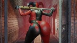 1girls 3d 3d_animation animated ass ass_focus ass_shake baseball_bat batman:_arkham_knight batman_(series) big_ass big_breasts big_butt bodysuit bottom_heavy bouncing_ass bouncing_butt breasts bubble_butt clothed clothed_female clothing clown_girl curvy curvy_body curvy_female dance dat_ass dc dc_comics edit fap_to_beat fat_ass female female_only from_behind full_body_suit fully_clothed gloves harley_quinn harley_quinn_(arkham) harley_quinn_(classic) huge_ass huge_breasts huge_butt human indoors jiggle jiggling_ass kishi large_ass mature mature_female music pawg rocksteady_studios seductive sensual shaking_ass shaking_butt shiny shiny_clothes skin_tight solo solo_female sound sound_edit spandex thick_ass thick_thighs thighhighs twerking video voluptuous voluptuous_female weapon