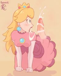 princess peach from mario (series) by kasanoki
