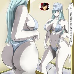 1girls big_ass big_breasts bikini boots cells_at_work_code_black female gt_(artist) hataraku_saibou hataraku_saibou_black only_female u-1196 white_body white_hair white_skin