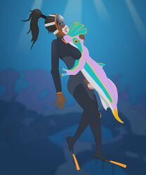 1boy 1girls alien animated feral feral_on_female feral_on_human feral_penetrating human_on_feral human_penetrated interspecies robin_ayou sea_monkey_(subnautica) subnautica subnautica_below_zero tvcomrade123 underwater vaginal_penetration zoophilia