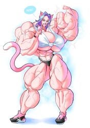 abs big_breasts huge_breasts hyper_muscles muscles muscular_female muscular_legs muscular_thighs what_a_mass!