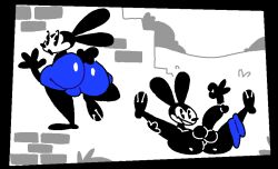 big_ass big_penis bubble_butt huge_ass huge_cock oswald_(character) oswald_the_lucky_rabbit penis superiorfox tagme