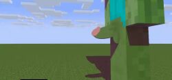 1boy 3d 3d_(artwork) animated balls big_penis clouds digital_media_(artwork) glans green-skinned_male green_body huge_balls huge_cock huge_penis hyper hyper_penis male male_focus mine-imator minecraft mp4 no_sound penis penis_expansion side_view sky slipperyt solo solo_focus solo_male standing undead veiny_penis video zombie zombie_(minecraft)