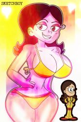 1girls big_breasts bikini bobbie_fletcher breasts busty female female_only frankiidoodle9 huge_breasts large_breasts sketchboy solo solo_female solo_focus the_loud_house