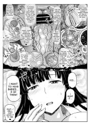 1boy 1girls balls big_balls big_penis censor_bar censored deep_valley epididymis female heart heart-shaped_pupils impregnation_request inkou_kyoushi_no_saimin_seikatsu_shidouroku internal_view long_hair male manga monochrome nails ovaries ovulation ovum penetration penile penis seminiferous_tubules sex_education source_request speech_bubble sperm_cell talking_to_another testicle_x-ray testicles text translated uterus vaginal vaginal_penetration veiny_balls veiny_penis x-ray