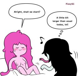 adventure_time fizzyspidercider marceline oral princess_bubblegum tongue yuri