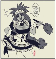 chrono_trigger jampolinski maid maid_outfit milf queen_zeal