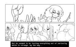 2022 2boys 2girls asriel_dreemurr balls balls_deep big_breasts chael_dreemurr chara frisk human human_penetrating male/female mating_press mob_face original_character preview shortstack spying tagme undertale undertale_(series) whitewo1f