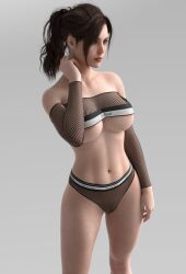 1girls 3d brown_hair busty capcom claire_redfield claire_redfield_(jordan_mcewen) depp_(artist) female female_focus female_only hourglass_figure pinup pinup_pose resident_evil solo solo_female tagme wide_hips