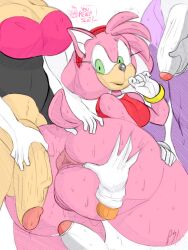 amy rose from sonic (series) by pizzasnap