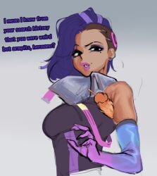 1girls armpit_fetish armpit_job armpit_sex armpits big_breasts blizzard_entertainment cum eyeliner hispanic latina lipstick makeup mexican milf olivia_colomar overwatch overwatch_2 sombra void_dot_exe