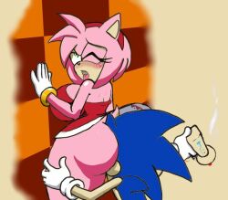 1boy 1girls accessory against_surface against_wall ahe_gao amy_rose anthro anthro_on_anthro ass ass_focus ass_in_face bare_ass big_ass big_breasts big_butt black_nose blue_body blue_fur blue_hair blue_skin blush breasts bubble_ass bubble_butt colored couple curvy curvy_figure dress edited eyelashes face_in_ass fat_ass fat_butt female from_behind furry gloves green_eyes headwear heart hedgehog holding_leg large_ass large_breasts large_butt male/female mammal no_panties one_closed_eyes pink_body pink_fur pink_hair pink_skin roga14 sega sex short_hair sideboob sketch smelly_ass smothering smothering_ass sonic_(series) sonic_the_hedgehog sonic_the_hedgehog_(series) spiky_hair tail thick_ass thick_thighs tongue tongue_out two_tone_body upskirt video_games wide_hips