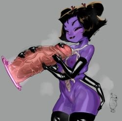 1girls 2d arachnid_humanoid artist_request athletic_female big_penis color cum cum_on_breasts cum_on_chest fanart female human human_penetrating light-skinned_male monster_girl muffet partially_clothed portal portal_sex sans smaller_female spider_girl uncensored undertale undertale_(series) zoru_art