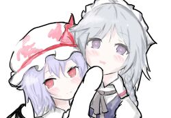 blush drooling gassanryu_sakura heart-shaped_pupils imminent_oral jackalman maid maid_headdress maid_uniform remilia_scarlet sakuya_izayoi tagme thundercats touhou