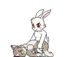 naughty rabbit fan art