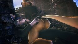 16:9 3d_(artwork) 4k absurd_res ass big_butt boots brandi breasts canid canine clothed clothing cowgirl_position digital_media_(artwork) female female_penetrated footwear from_front_position fur grey_body grey_fur gun handgun hat headgear headwear hi_res holding_object holding_weapon light_brown_fur male male/female male_penetrating male_penetrating_female mammal military military_cap military_uniform nipples on_bottom on_top penetration ranged_weapon red_eyes rifle scope sex smile sniper_rifle source_filmmaker topwear uniform weapon widescreen