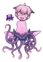 1girls brain_suckler_(terraria) creature female female_only genitals no_arms nude nude_female nyong_nyong open_mouth open_pussy purple_body purple_eyes purple_hair pussy re-logic reference_inset small_breasts sweat tentacle terraria video_games white_background