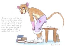 1boy anthro artist_name basil book bulge character_name clothed clothing copyright_name crossdressing disney english_text feces footwear girly gloves handwear hi_res intentional_soiling lace looking_back male male_only mammal mouse murid murine onomatopoeia pained_expression pooping_self raised_tail rodent scat socks soiling solo solo_male text the_great_mouse_detective timon-berkowitz what