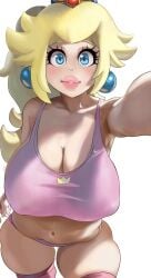 princess peach from mario (series) by noblood