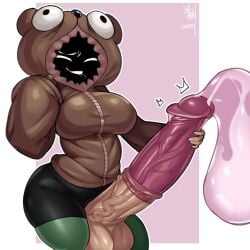 1futa 2020 balls bear_costume big_penis biting_lip breasts changbae clothed clothing condom condom_filling cool_character cum cumming ejaculation erection excessive_cum futa_only futanari hoodie huge_cock huge_penis jacket large_breasts large_testicles masturbation mostly_clothed orgasm penis penis_out solo standing veiny_penis