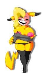 big_breasts breasts epicpotatolord female game_freak nintendo pikachu pokémon_(species) pokemon pokemon_rgby sprite tagme transparent_background