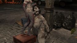 1boy 1girls 3d alcina_dimitrescu big_breasts blood bruised capcom chains dirty excessive_cum gag hair_pull kneeling leash_and_collar mexis49 milf mouth_gag open_mouth public_use rape resident_evil resident_evil_8:_village restrained runny_makeup scars sex_slave slave slavegirl small_dom_big_sub thick_thighs trash undead zombie zombie_girl