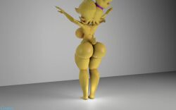 1girls 3d animated animatronic ass ass_focus barefoot cally3d chica_(cally3d) chica_(fnaf) chicken chiku chiku_(cryptia) clazzey completely_nude completely_nude_female cryptiacurves fazclaire's_nightclub female female_focus female_only five_nights_at_freddy's fnaf fredina's_nightclub full_body looking_at_viewer looking_back mp4 naked naked_female no_sound nude nude_female pink_eyes purple_eyes purple_hairband scottgames solo solo_female tagme twerking video yellow_body