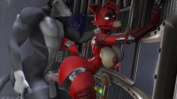16:9 3d abdominal_bulge animated anthro artist_request asphyxiation ass big_ass big_butt breasts canine canis choking crossgender digital_media_(artwork) duo female five_nights_at_freddy's fox foxy_(fnaf) from_behind_position fuck_nights_at_frederika's genderswap hi_res high_framerate huge_filesize machine male male/female mammal moaning neck_grab nipples robot rule_63 scottgames sex short_playtime sound sound_effects source_filmmaker tagme video video_games webm whiterabbit3d widescreen wolf