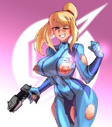 samus aran from metroid by nonosamu