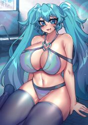hatsune miku from vocaloid by osiimi
