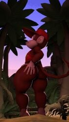 1boy 1male big_ass big_butt big_thighs diddy_kong donkey_kong_(series) fat_ass femboy male sino7sfm solo thick thick_ass thick_thighs twink