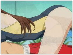 animated animated breasts animated girls_high joshi_kousei lowres one-piece_swimsuit rub swimsuit takahashi_eriko