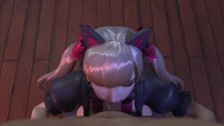 3d black_cat_d.va blowjob d.va dark-skinned_male lunea overwatch penis pov