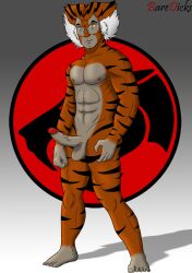 baredicks furry furry_only male_focus male_only muscles solo solo_feral solo_male thundercats tygra