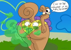 anthro big_ass big_butt brappycatty fart furry panties_tf panties_transformation sandy_cheeks spongebob_squarepants spongebob_squarepants_(character) squirrel sunniefunnie tagme tagme_(artist) underwear_transformation