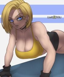 android 18 from dragon ball by kameseru