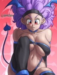 bulma (afro) from dragon ball by kameseru