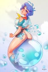 uta (bubble) from bubble (netflix) by brushzilla