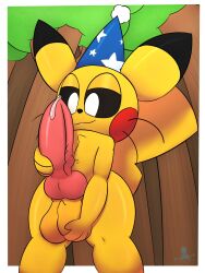 big_penis cock furry nintendo penis pikachu pokémon_(species) pokemon tagme whynotwynaut