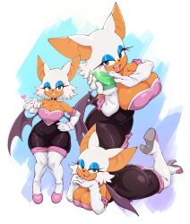 rouge the bat from sega by dmxwoops
