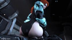 1girls 3d agent_carolina animated ankhajiit armor ass ass_focus assjob big_ass bodysuit_aside bottomless butt_focus buttjob carolina clothed clothing edit female female_soldier freelancer freelancer_carolina gif halo_(series) halo_3 huge_ass large_ass light_skin penis presenting_ass red_hair red_vs_blue rooster_teeth sci-fi science_fiction sfm sound_effects