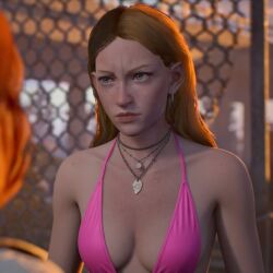 1girl 1girls ai_assisted bikini blonde blonde_female blonde_hair blonde_hair_female cleavage dylan_mikaelsen edit edited_screencap female female_focus female_only freckles freckles_on_face lost_records:_bloom_&_rage mod only_female only_girl only_woman pink_bikini screencap screenshot screenshot_edit solo solo_female solo_focus video_game_character video_games videogame