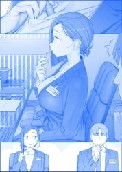 animated big_breasts breast_expansion breast_growth breast_pocket breasts_bigger_than_head cleavage discord_(app) edited_image getsuyoubi_no_tawawa himura_kiseki kouhai-chan_(tawawa) large_breasts liska massive_breasts sequence tagme video